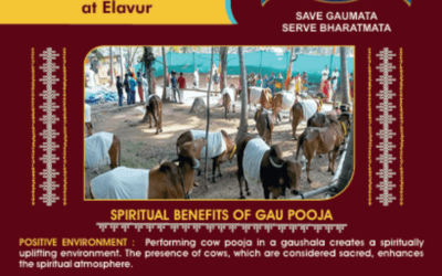 Purnima GAU POOJA on 2nd April 2026 BRINDHAVAN GAUSHALA at Elavur